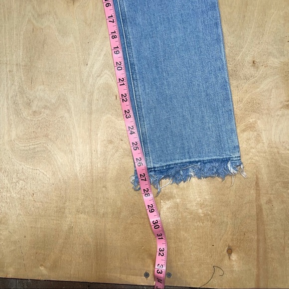 Paige Sarah Slim Ripped Hem Mako Jeans Sz 30 - Picture 9 of 9